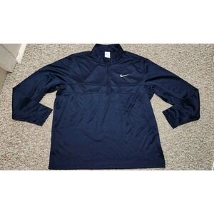 Nike‎ Dri-FIT Half-Zip Sports Pullover Mens Navy Blue/White CK6076-451 XL